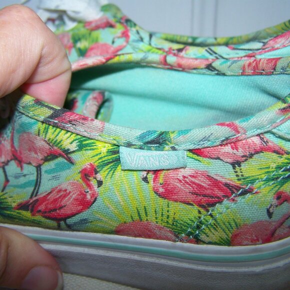 VANS Flamingo Sneakers Sz 7.5 - Picture 7 of 8